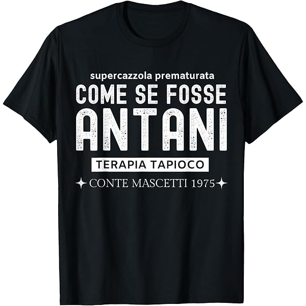 T-Shirt Uomo Cotone Basic Super Vestibilità - Megaloman Divertente Humor Made In Italy (Nero, Taglia S) - 3