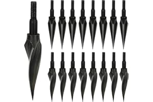 NorthSpoor 125 Grain 16Pcs Broadheads Hunting Arrow Heads Archery Metal Tips for Recurve Bow Compound Bow