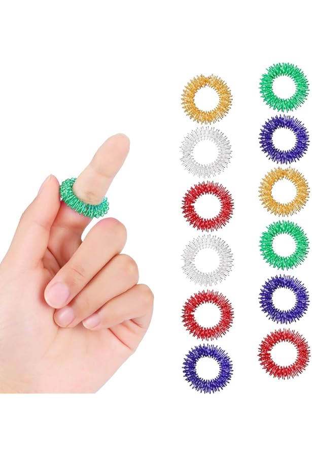 Massaggiatore Magnetica Dolore Set Magnetoterapia Sujok - 20 Calamite Digitopressione + 5 Anelli Omaggio - Per Benessere E Dolori Anello Dimagrante - Foto 2