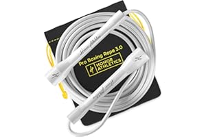 ‎HONOR ATHLETICS Honor Athletics | Pro Boxing Seil 3.0 | 5,3mm Springseil für Innen/Außen Anpassbar für Boxen | Ultra-Durabler, Nicht-Krümmender TPU-PVC-Mix | Springseil für Männer, Frauen & Boxer