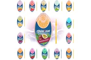 Flavouroom - Premium Kapseln 100er Set | DIY passion fruit Aroma-Filter für unvergesslichen Flavour | inkl. Aufbewahrungsbox für die aromatischen Click Kugeln (Passion Fruit)