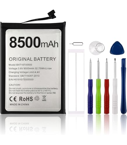 Batería Doogee S98 Aousavo BAT21ZN1336000 S98 Batería De Repuesto Compatible Con Doogee S98 BAT21ZN1336000 Con Kits De Herramientas Gratuitos Reemplazo Batería Móvil