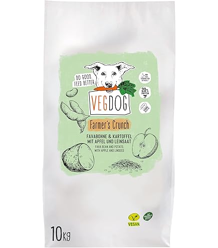 Green Petfood InsectDog Mini met insecten (1 x 3 kg) | Adult Mini | Premium droogvoer voor volwassen kleine honden | zoete aardappel & erwten | graanvrij | extra kleine kroketten | 1 stuk verpakt