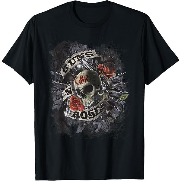 Official Guns N Roses Paradise City Label T-Shirt – Black, Men's Size S, Band Logo Tee 9 thumbnail image