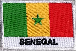 Patche drapeau Sénégal écusson patch brodé Sénégalais Afrique