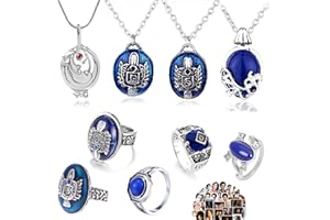 Zaky 39 Stk The Vampire Diaries Halsketten Ring Aufkleber Set Daylight Walking Signet Stefans Ring, Damons Ring, Katherines Ring, Elena Daylight Ring Cosplay für Fans