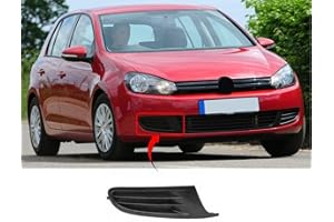 TVP Trade Vehicle Parts.co.uk Compatible With Front Bumper Fog Grille W/O Fog Hole Standard Models Right Vw Golf Mk6 2008-2013 Not For Golf Plus