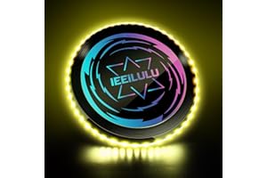 IEEILULU Disco Volador LED, Disco Volador, Disco Volador Iluminado con 49 LED, Reutilizable, Disco Ultimate Frisbee para Adultos Niños Actividades Al Aire Libre En Familia