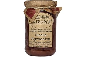 Cipolla Agrodolce Tropea 280g - Composta Cipolle Rosse IGP - Autentica Salsa Calabrese - Prodotti Calabresi Tipici - Salsa Gourmet Artigianale - Made in Italy – Delizie Vaticane di Tropea (1)