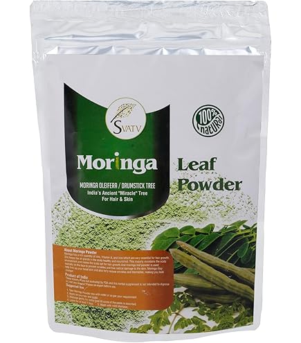 500G Polvere Di Moringa, Foglie Di Oleifera, 100% Pura - Foto 3