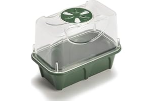 EarlyGrow MPL50077/3 Mini High Top Propagator 16 x 10 x 12 Centimetres - Pack of 3 - Green