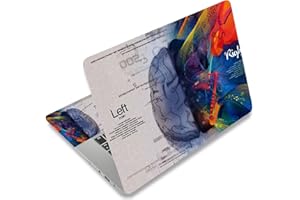 icolor Laptop Skin Aufkleber Folie Cover Vinyl Aufkleber für 13" 13,3" 14" 15" 15,4" 15,6 Zoll Notebook Schutzfolien Laptop Selbstklebend Kunst Dekorative Aufkleber Schutzhülle (Left-Right)
