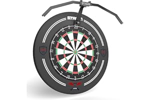 ‎STASUN STASUN LED Dartboard Light, faltbares Dartboard Beleuchtungssystem für das gesamte Board, professionelles Dartzubehör mit einstellbarem Winkel und Helligkeit, Keine Seitenblendung