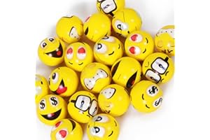 YIRAN 20 Stücke Stressball Anti Stress Spielzeug Bälle Wurfball Squeeze Ball Für Kinder Erwachsene Mitgebsel Kindergeburtstag Junge Gastgeschenke Give Aways Kindergeburtstag Knautschball Mini Schaum Kugeln