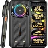 Ulefone ARMOR 21 Android 13 Smartphone Rugged, Infinite Halo, Altoparlante 122dB, 9600mAh Batteria, 64MP+24MP Fotocamera,16GB