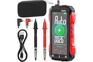 SOULEADER Digital Multimeter, USB Rechargeable Current Meter with 6000 Counts, Intelligent Meter, Multimeter, NCV Detector, Measures AC/DC Voltage/Current, Capacity, Continuity, Resistance, Frequency, Diode