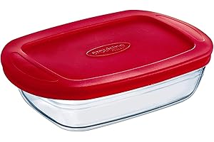 ÔCUISINE OCUISINE Cook & Store – Récipient Rectangulaire 1,1 litros Rouge