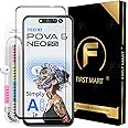 FIRST MART Military-Grade Gorilla Tempered Glass Screen Protector Compatible for Tecno Pova 6 Neo with Edge to Edge Coverage, Cable Protector and Easy Installation kit (6.78 Inches)