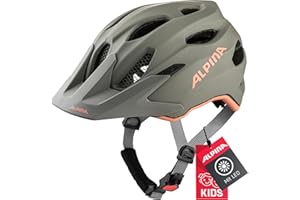‎ALPINA ALPINA CARAPAX JR. FLASH - Beleuchteter, Leichter und Sicherer LED Fahrradhelm Mit Fliegennetz Für Kinder