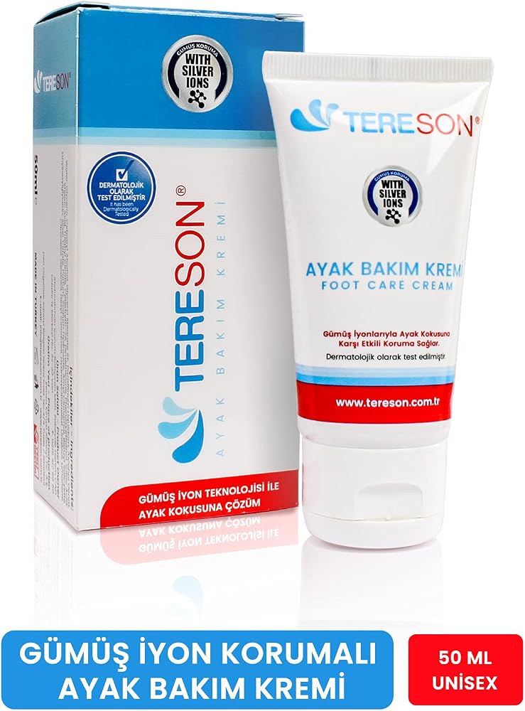 Tereson Koku Karşıtı Ayak Bakım Kremi 50 Ml (gümüş Iyon Korumalı)