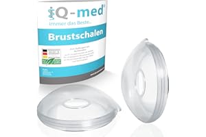 iQ-med Brustschalen | Made in Germany | Milchauffangschale und Brustwarzenschutz (2 Stück)