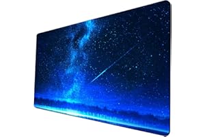 board game DYETEE Trading Card Game Mat - 14" x 24" Starry Sky Playmat for MTG and TCG Play mats Collectors Also Great as a Mouse Pad 523