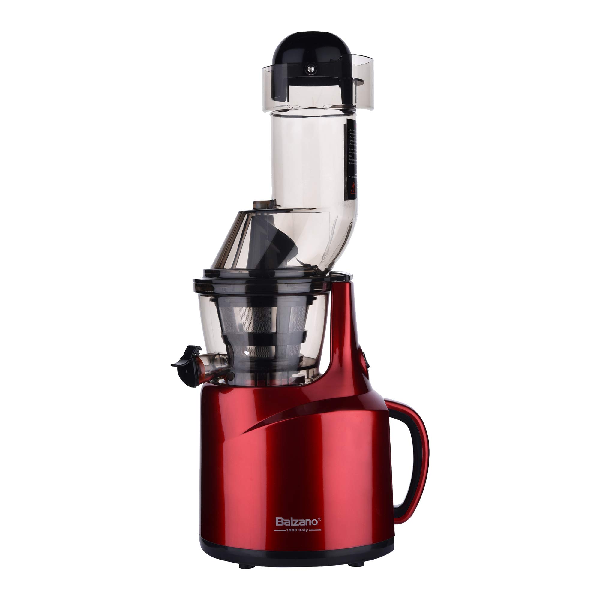 Balzano LDDC-1507 150-Watt Cold Press Slow Juicer (Red)