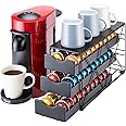 FlagShip for Nespresso Pod Holder Vertuo Pod Drawer Large Mullti Tier Coffee Pod Holder(3 Tier (60Pods Capacity))