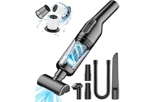 Vankarr Aspirabriciole Senza Fili Potente 16000pa, Mini Aspirapolvere Portatile Ricaricabile USB per Auto e Casa, Aspira Briciole per Ufficio