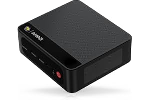 ‎BEELINK Beelink AMD Mini PC, SER5 Max Ryzen 7 6800U(8C/16T, bis zu 4,7GHz) Mini Computer 24G LPDDR5 RAM/500GB M.2 NVMe SSD Windows 11 Pro, 4K Triple Display, DP1.4, HDMI, Type-C, WiFi6, BT5.2, RJ45 2.5G