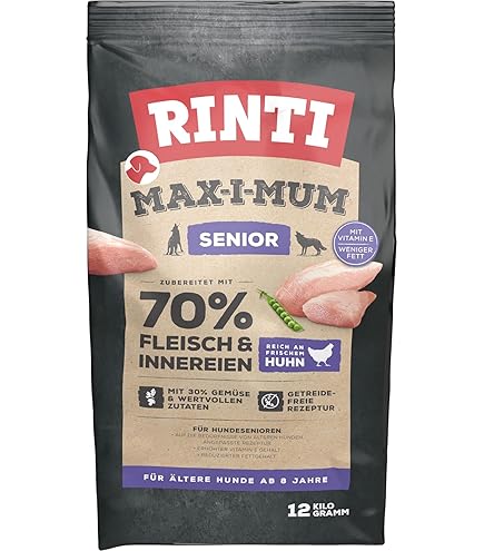 Rinti - Max-i-Mum | Droogvoer voor volwassen honden met 70% vlees