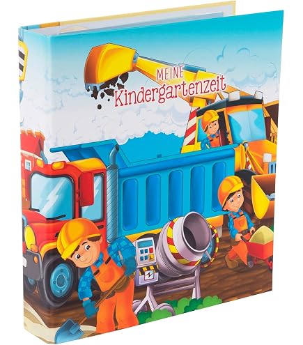 Kindergarten-Album „Meine Kindergartenzeit“ – Feuerwehr-Motiv, A4