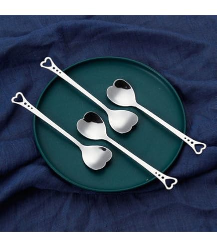 Cucchiai Di Dessert Cucchiai A Testa Quadrata 18/10 Cucchiaio