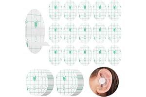 runrayay 60Pcs Baby wasserdicht Ohr Aufkleber, Neugeborene Baby Ohrenkorrektoren, Einweg-Ohrenschutz, Blase Bandagen Anti-Wear Schuh Aufkleber Ferse Blase schützen unsichtbare Patch