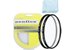 PATIKIL Filtr UV 95 mm, 2 szt. filtr chroniący przed promieniowaniem UV SLIM UV filtr obiektywu aparatu aluminiowego akcesoria do aparatu optycznego krystalicznie czyste zdjęcia do obiektywu aparatu