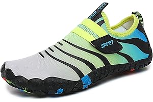 Maxome Kids Water Shoes Outdoor Aqua Socks for Toddlers Boys Girls Kids Sport Swimming Surfing Diving Beach Barefoot Running Quick Dry