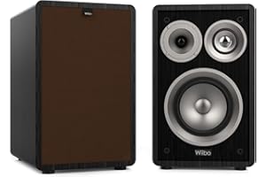 WIIBO ACOUSTICS Wiibo Vintage 6 Black Altavoces Estantería 3 Vías 100W Pareja