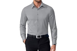COOFANDY Mens Dress Shirts Long Sleeve Button Down Shirts Regular Fit Business Casual Shirts