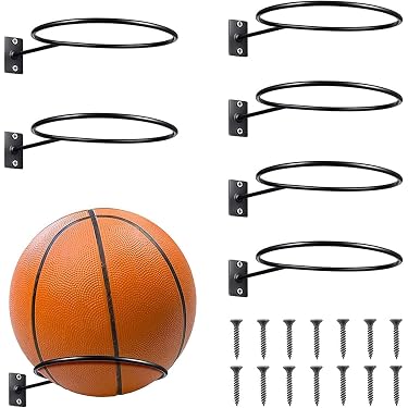 Lot De 2 Supports De Ballon KLYNGTSK - Plastique, 12,6 X 5 Cm, Pour Basket, Foot, Rugby, Volley
