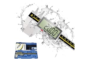Digital Caliper,ACEMETER 0-6" Vernier Calipers Measuring Tool-Electronic Micrometer with Large LCD Screen,Metal Metric Measure Caliper for Engineer Carpenter,Auto-Off Feature,Inch/Millimeter