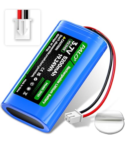 Manker 18650 Batterie de lampe de poche, avec port de charge, disponible en 2600 mAh/3000 mAh/3100 mAh (3100 mAh – Pas de port de charge