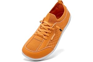 HOBIBEAR Barefoot Shoes for Women Men Wide Toe Box Zero Drop Slip-on Walking Sneakers