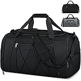 NUBILY Borsa Sportiva Uomini Donne con Scomparto di Scarpa Scomparto Bagnato Impermeabile Training Bag Nuoto Grande Capacità 