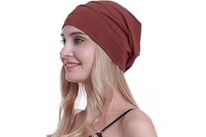 osvyo Cotton Chemo Hats Soft Caps Cancer Headwear for Women Hair Loss Sealed Packaging