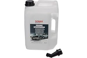 SONAX Ceramic SprayCoating (5 litres) pulvérisateur avec Technologie SI Carbon, intensifie Les Couleurs et protège la Peinture jusqu'à 4 Mois | Réf. Article 02575000