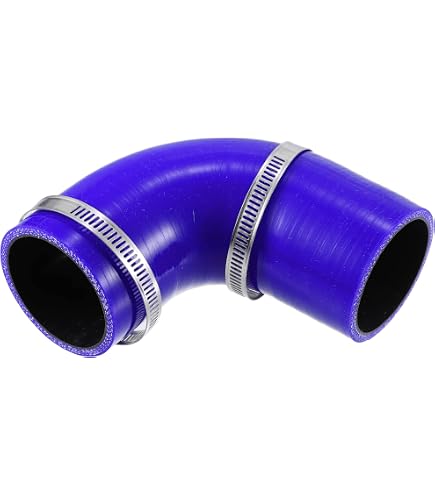TenkeAuto 12" Silicone Coupler Hose - 1" ID, 4-Ply Reinforced For Turbo/Intercooler