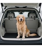 Red De Separación Para Perros En Coche - Barrera Plegable Y Antideslizante, 116x76 Cm, Para Viajes Seguros