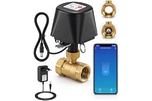 Smart bollvattenventil, appkontroll, 4 timerlägen för automatisk styrning, stöder 2,4 GHz WLAN, olika storlekar valbara mässi