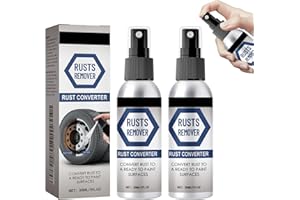 SUEVUT 2PCS Rust Remover for Metal, Rust Converter Spray, Rust Converter, Rust Remover Spray, Rust Remover, Rust Converter for Cars, Removes Rust from Metal Surface, Used for Repair Tools, Fences, Cars, etc