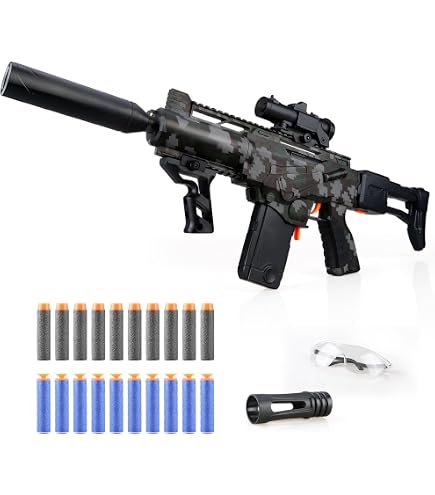Pistolet à Graffiti Avec 100 Balles En Mousse Souple - Jeu De Tir Amusant Et Sûr Pour Enfants